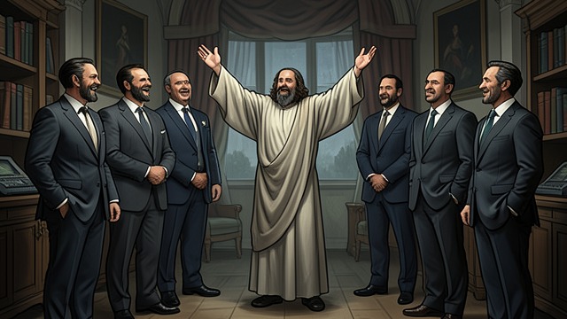 The Higher Men Asked to Laugh from "Thus Spoke Zarathustra". The Higher Men Asked to Laugh Failure without final defeat Zarathustra tells the Higher Men that their failures do not settle what humanity can become.