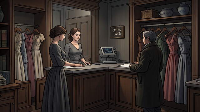 A Shop Open Late from "Maigret and the Dead Girl". A Shop Open Late A Local Business Elisabeth Coumar keeps a small model-gown shop on Rue de Douai, serving performers and women who need clothes at the last…
