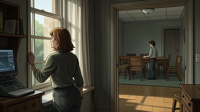 A Widow’s Empty Rooms from "Maigret and the Dead Girl". A Widow’s Empty Rooms A Household Too Large Madame Crêmieux lives alone in a spacious flat after her husband’s death.
