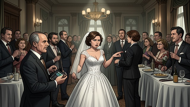 A Brief Reception from "Maigret and the Dead Girl". A Brief Reception The Bride’s Table Louise reaches Jeanine at the wedding reception, but the encounter is short.