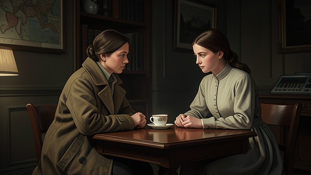 A Widow Opens a Room from "Maigret and the Dead Girl". A Widow Opens a Room A Large Flat and a Small Need Madame Crêmieux rents Louise a room in her spacious apartment.