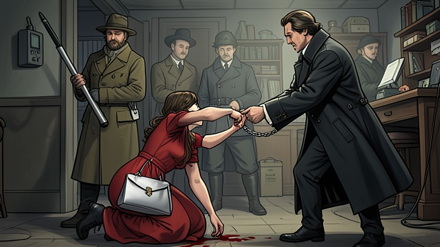 The Robbery Turns Violent from "Maigret and the Dead Girl". The Robbery Turns Violent Resistance at the Street Bianchi tries to snatch Louise’s handbag, but the chain catches at her wrist.