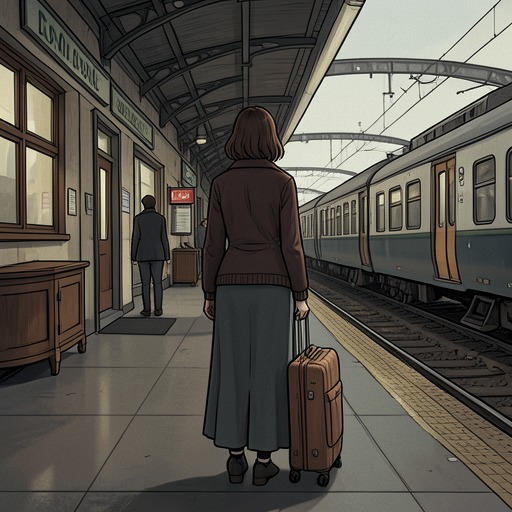 Louise’s Journey from Nice from "Maigret and the Dead Girl". This flow traces Louise’s departure from her mother’s unstable household and her repeated attempts to build an independent life.