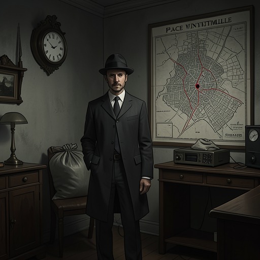 The Unsolved Two Hours from "Maigret and the Dead Girl". This flow follows the investigators’ attempt to account for Louise’s movements between the wedding reception and the fatal attack.