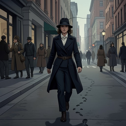 The Last Evening’s Route from "Maigret and the Dead Girl". This flow traces Louise’s increasingly desperate movements on the night she tried to reach help and instead encountered the men pursuing her.