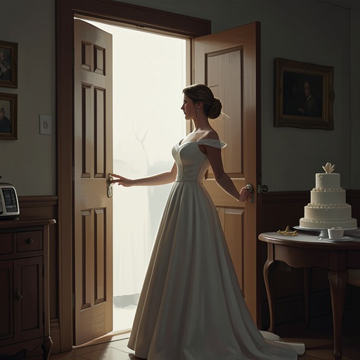 The Wedding Night’s Collision from "Maigret and the Dead Girl". This flow traces how Jeanine’s celebration of a new life collides with Louise’s plea for help and the news carried in a letter.