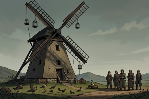Failed raid on the old windmill from "The Chemistry of Death". The failed raid on Old windmill was the most urgent part of a coordinated attempt to recover Jenny Hammond: police approached the windmill at dusk expecting to…