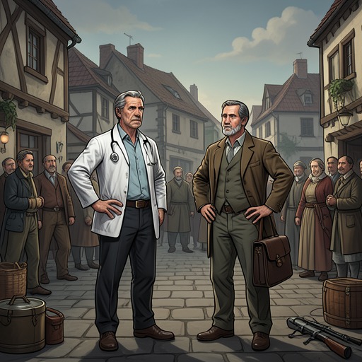 David Hunter and Henry Maitland from "The Chemistry of Death". This thread follows a partnership that gives David refuge and professional belonging before concealed resentment turns the older doctor’s friendship into…