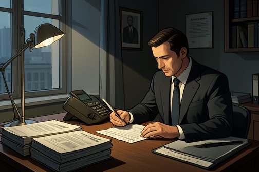 The Mexico City Money Trail from "All the President's Men". A New York Times report said that telephone calls from Bernard Barker’s Miami phones had reached the Nixon campaign.