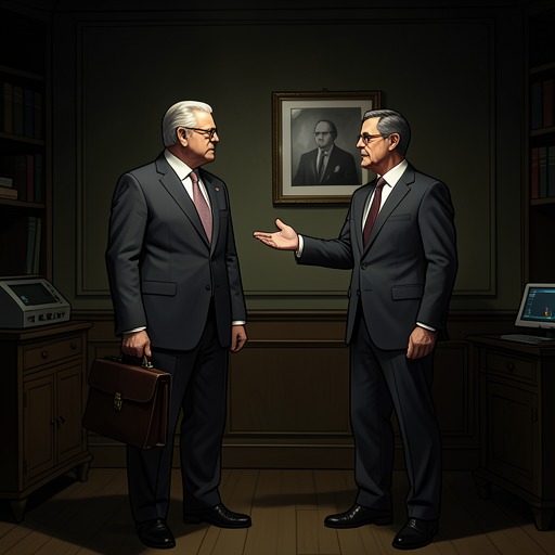 Nixon and Haldeman’s Political Alliance from "All the President's Men". This flow traces the tight political partnership between Richard Nixon and H. R.