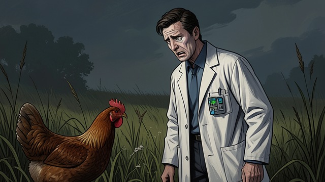 The Chicken Knows Nothing from "The Parallax View". A Belief Needs an Audience The seed patient’s fear A patient knows he is a man but fears that a chicken may still see him as a seed.