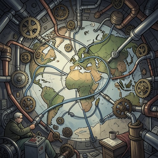 The Worldlessness of Global Capital from "The Parallax View". This thread traces the argument that capitalism’s universal reach dissolves stable worlds while reproducing itself through excess.