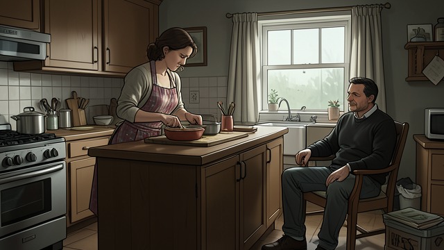 A Mother’s Routine from "The Rainmaker". Care in a Difficult Household Daily Responsibility Dot manages the household and speaks for Buddy, whose drinking and war injuries limit his participation.
