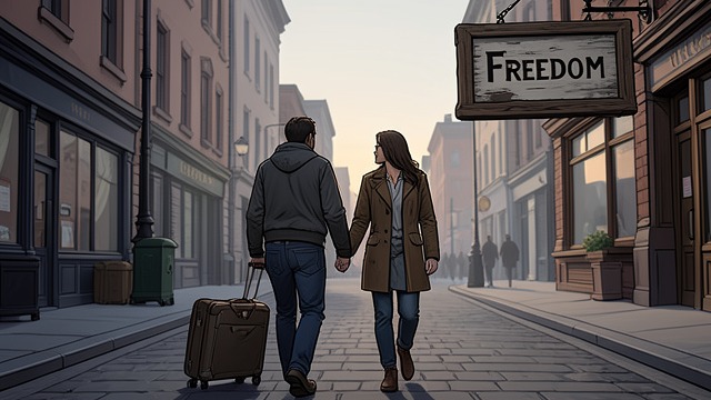 A Shared Escape from "The Rainmaker". Leaving Together Freedom from the Case The district attorney drops the charges against Kelly after Rudy argues that the evidence and history of abuse make…
