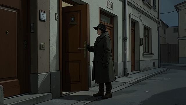 The Door Closes Again from "L'Amour et les Forêts". The Door Closes Again A Possible Future Interrupted Bénédicte imagines that a longer stay might give her the strength to leave her marriage, move with her…