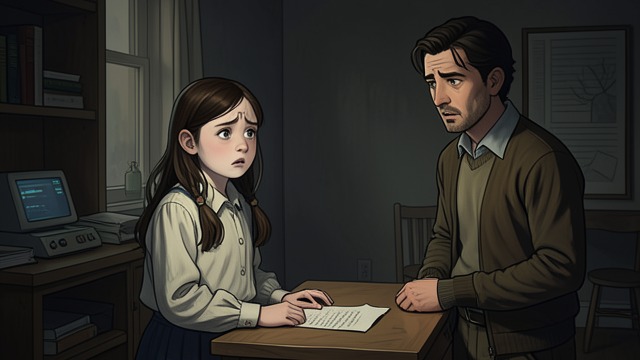 A Warning in the Dark from "L'Amour et les Forêts". A Warning in the Dark A Child’s Alarm Lola notices the tension between her parents and challenges her mother’s account of an unexplained day away.