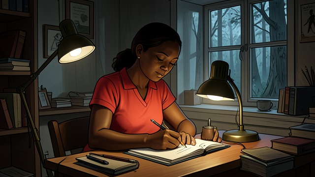 Writing in the Clinic from "L'Amour et les Forêts". Writing in the Clinic Recovering a Private Voice At Sainte-Blandine, Bénédicte writes by lamplight, recording memories of Christian and the sensations of the…