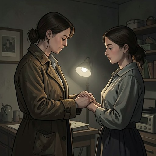 A Sister’s Love Against Erasure from "L'Amour et les Forêts". This flow traces Marie-Claire’s devotion to Bénédicte through practical acts of care, final separation, and the preservation of her sister’s identity.