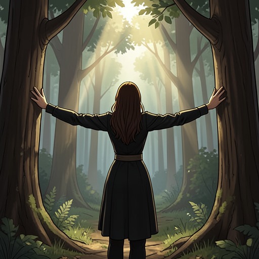 The Meaning of Surrender from "L'Amour et les Forêts". This flow traces Bénédicte’s movement from youthful confidence through a declared surrender to a final, incomplete assertion of choice.