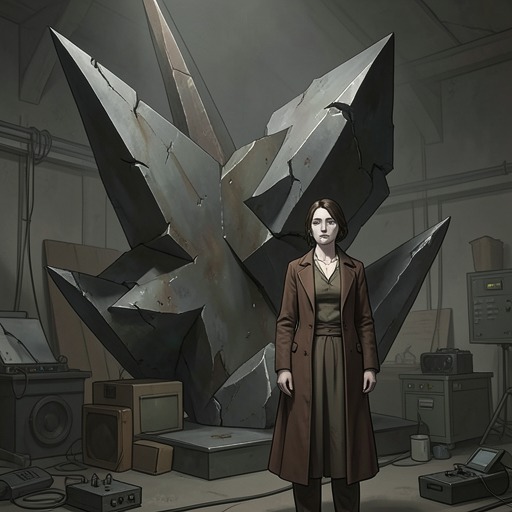 The Roundabout and Self-Alienation from "L'Amour et les Forêts". This flow traces Bénédicte’s identification with a harsh steel sculpture and the bodily crisis that precedes her confession.