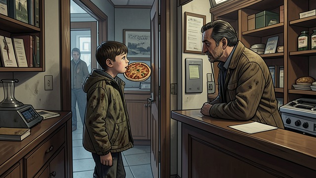 The Familiar Storekeeper from "The Devil All the Time". Recognition at the Counter An old place, a changed boy Arvin returns to Knockemstiff on foot and enters Maude’s store for root beer and supplies.