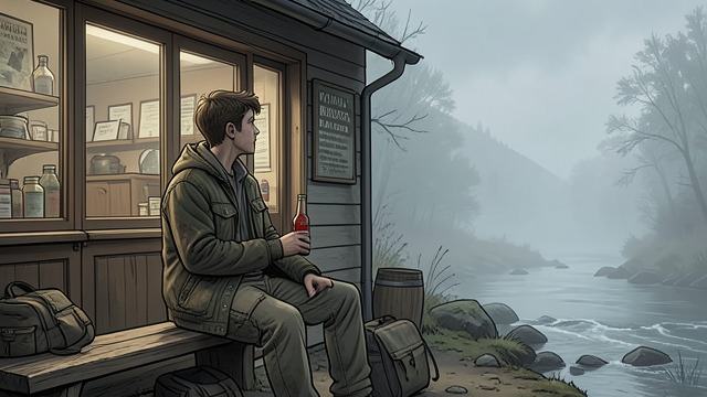 A Life on Hold from "The Devil All the Time". The Promise of Elsewhere A modest ambition Hank Bell lives in a camper behind Maude’s store and saves a little money from his work there.