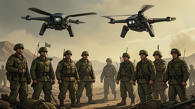 The Message Arrives from "Strike". The Message Arrives A final test of trust Two drones approach the SYLO force, and the soldiers prepare to scatter.