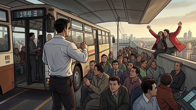 The Bus Warning from "Strike". The Bus Warning A sudden chance to leave Tori boards the escape bus with other prisoners.