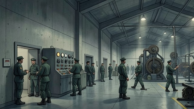 The Academy’s Training Halls from "Strike". The Academy’s Training Halls Occupation planned in detail Tucker sees classes preparing personnel to manage water, food, power, waste, and settlements.