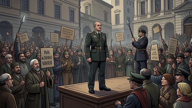 The Crowd as Bait from "Strike". The Crowd as Bait A public demand Feit asks prisoners to identify three saboteurs in exchange for a day without labor.