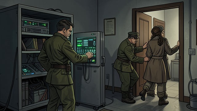 The Dome Standoff from "Strike". The Dome Standoff Feit tries to stop the bomb Feit reaches the nuclear device and begins entering its shutdown codes.