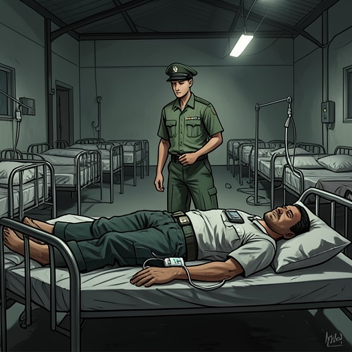 The Human Cost of the Camp from "Strike". The camp’s coercive routines expose how the Retros turn survival necessities, anonymity, and punishment into instruments of control.
