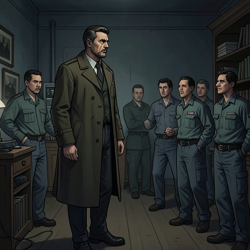 Feit’s Pursuit and Defeat from "Strike". Feit shifts from a confident architect of the invasion to an exposed antagonist whose pursuit forces Tucker’s group into increasingly consequential choices.