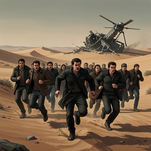 The Area 51 Sabotage Echo from "Strike". The destruction of the drone fleet gives Tucker’s group both a strategic advantage and a dangerous identity that pursues them into captivity.