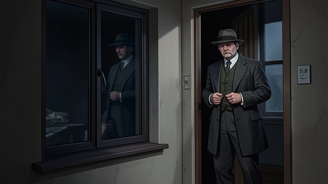 The Door Not Closed from "Out Stealing Horses". The Door Not Closed A Changed House After Ellen drives away, Trond looks into the dark window and sees his reflection.