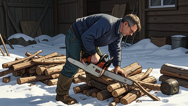 The Old Body at Work from "Out Stealing Horses". The Old Body at Work A Chosen Routine At The Top, Trond cuts and stacks firewood, sharpens his chainsaw, and tries to complete practical tasks himself.