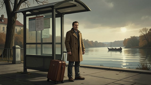 Trond Leaves the River from "Out Stealing Horses". Trond Leaves the River A Journey Home Trond boards the bus after his father promises to follow.