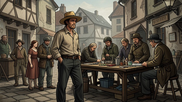 The Village Watches from "Out Stealing Horses". The Village Watches Shared Knowledge People in the village notice routines, visitors, and unusual movements.