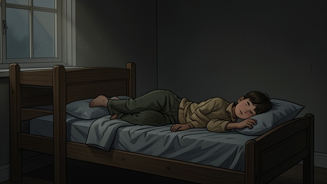A Storm and an Empty Bed from "Out Stealing Horses". A Storm and an Empty Bed A Sudden Celebration In the rain, Trond and his father strip and run outside to wash.
