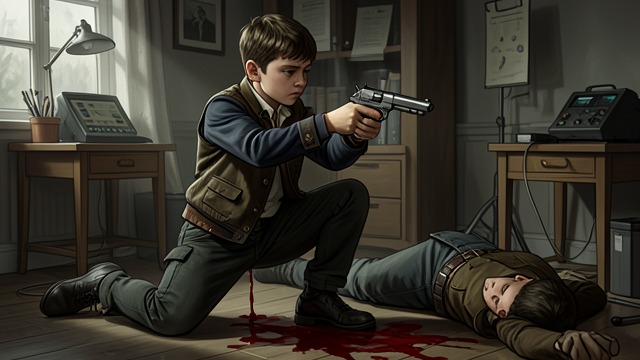 The Accidental Shot from "Out Stealing Horses". The Accidental Shot A Moment of Imitation Lars finds Jon’s gun in the hall while searching for the twins.