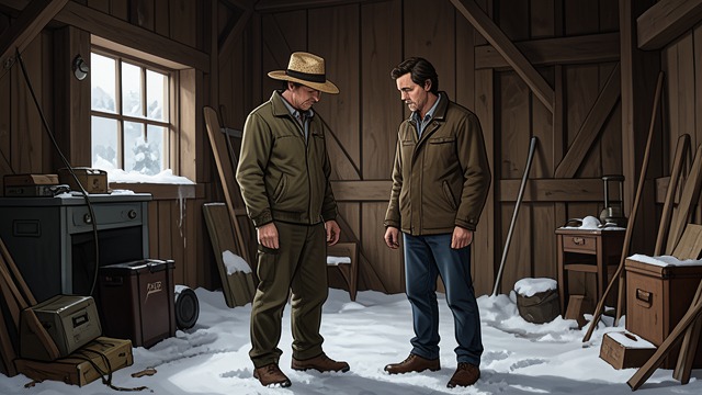 A Man in the Barn from "Out Stealing Horses". A Man in the Barn A Dangerous Delay A fugitive reaches Jon’s family farm in thin summer shoes and hides in the barn.