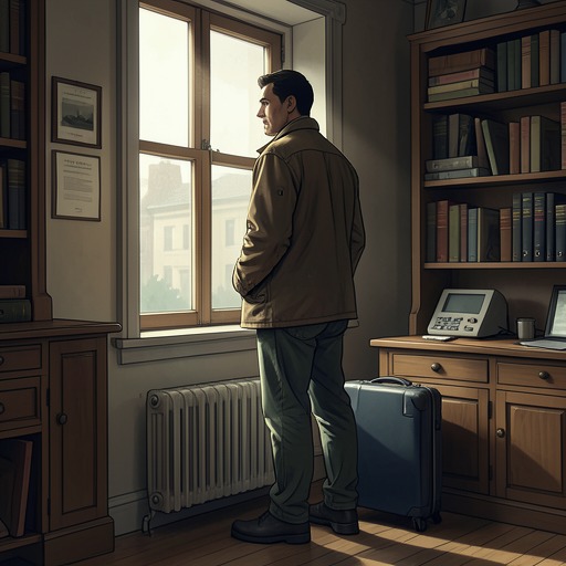 Trond’s Father’s Vanishing from "Out Stealing Horses". The father Trond admires remains an intimate presence in memory even as his wartime secrecy and final departure leave his son without an explanation.
