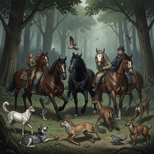 The Animals Around the Story from "Out Stealing Horses". Horses, dogs, deer, and birds echo the human characters’ dependence, fear, vulnerability, and longing for freedom.