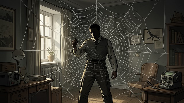 The Spider’s Web from "The Hunchback of Notre Dame". A Metaphor Becomes Life Claude’s image Claude watches a spider catch a fly and identifies himself with both predator and victim.