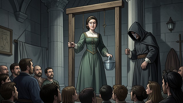 A Debt of Compassion from "The Hunchback of Notre Dame". Water at the Pillory A merciful gesture As the crowd mocks Quasimodo’s thirst, Esmeralda climbs to the pillory and gives him water.
