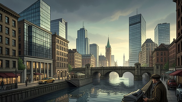 The City Rebuilt from "The Hunchback of Notre Dame". Growth and Destruction New construction spreads The city continues to expand beyond older walls, absorbing former fields and suburbs.