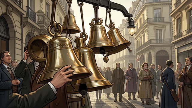 The Bells Above Paris from "The Hunchback of Notre Dame". The City’s Voice Sound crosses districts The narrator imagines bells answering across churches, towers, and neighborhoods.