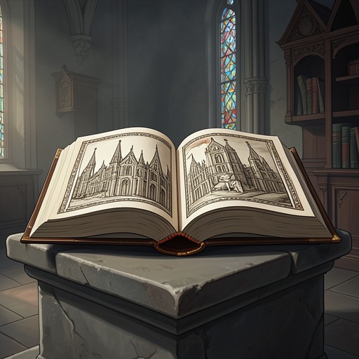 The Book and the Cathedral from "The Hunchback of Notre Dame". This thematic thread traces the novel’s argument that printing changes how societies preserve, circulate, and express human thought.