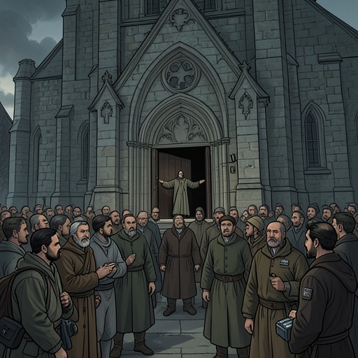 The Paradox of Sanctuary from "The Hunchback of Notre Dame". This supporting thread follows sanctuary as a genuine shelter whose protection is vulnerable to political force and fails to save Esmeralda.