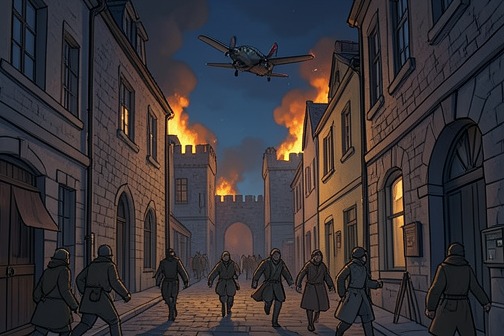 Bombing of Saint-Malo (1944) from "All the Light We Cannot See". The Bombing of Saint-Malo (1944) turns an approaching military attack into a catastrophe measured both in numbers and in intimate losses.